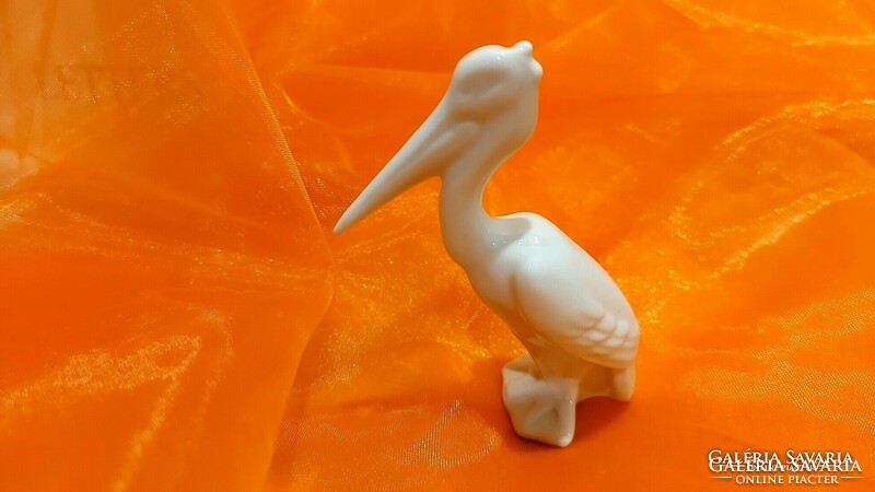 Rare porcelain pelican figure from Herend.