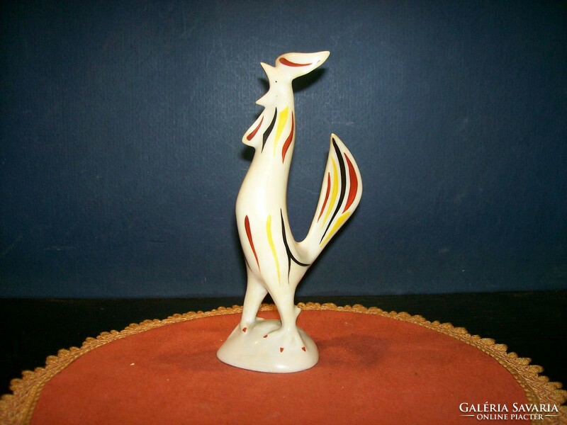 Raven house rooster figure 15 cm high