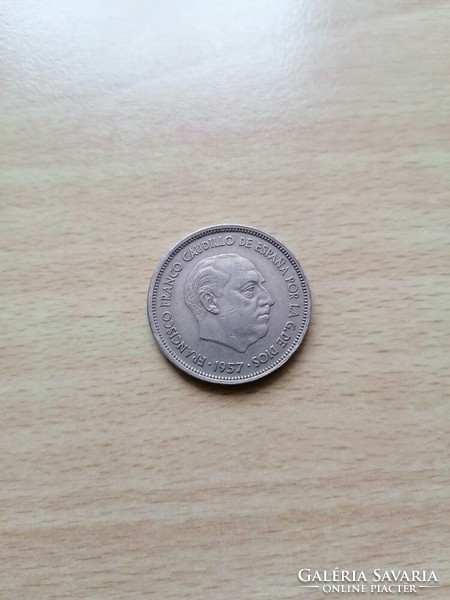 Spain 25 pesetas 1957