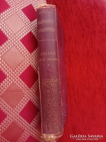 Antikvár könyv 1909 Keller: Zöld Henrik regény