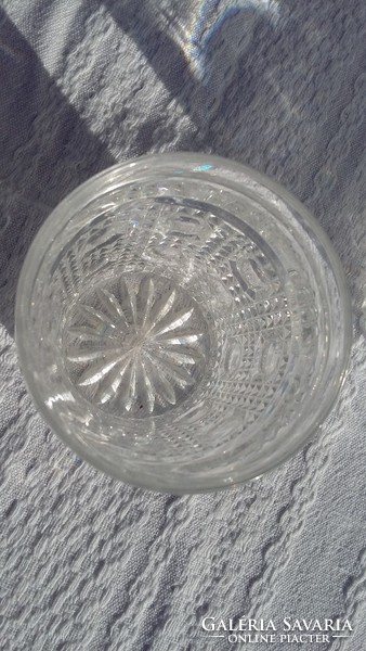 Czech retro whiskey glass set, 6 pcs