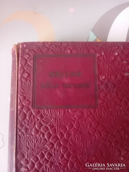 Antikvár könyv 1909 Keller: Zöld Henrik regény