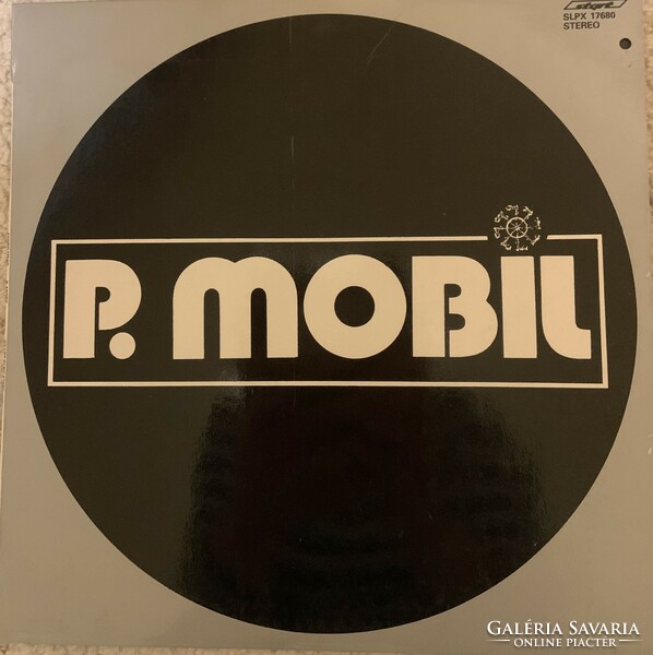P.MOBIL bakelit nagylemez