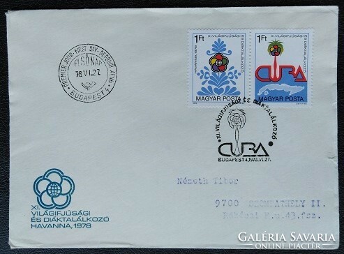 Ff3278-9c / 1978 vit ii. - Cuba stamp series ran on fdc