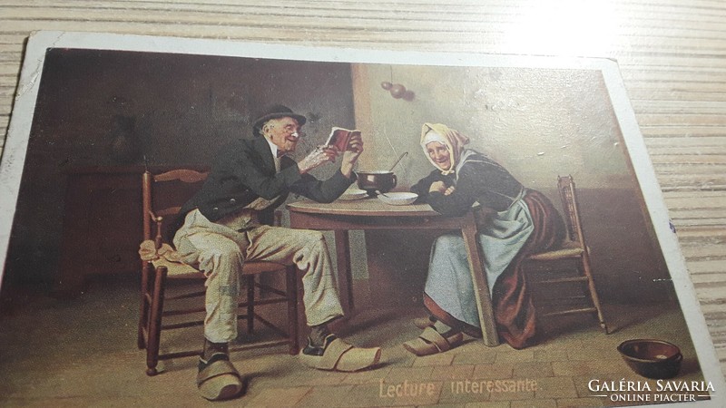 Antique greeting postcard.