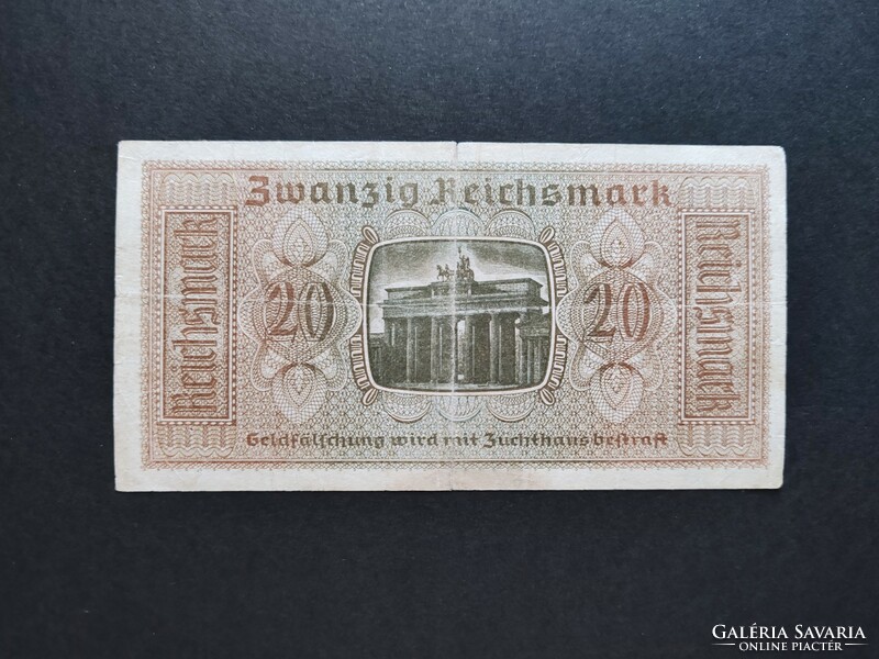 Németország 20 Reichsmark / Márka 1940, VF
