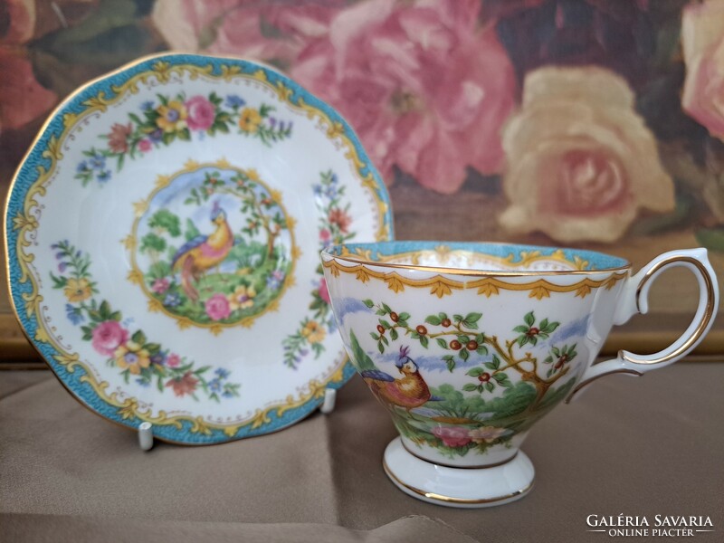 Royal albert chelsea bird porcelain coffee cup