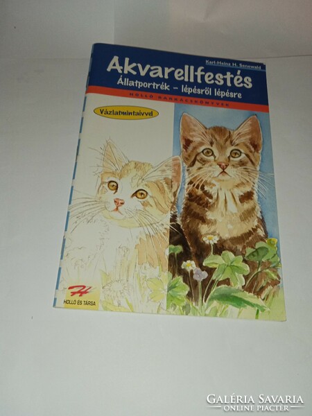 Watercolor painting - animal portraits step by step - new, unread and flawless copy!!!