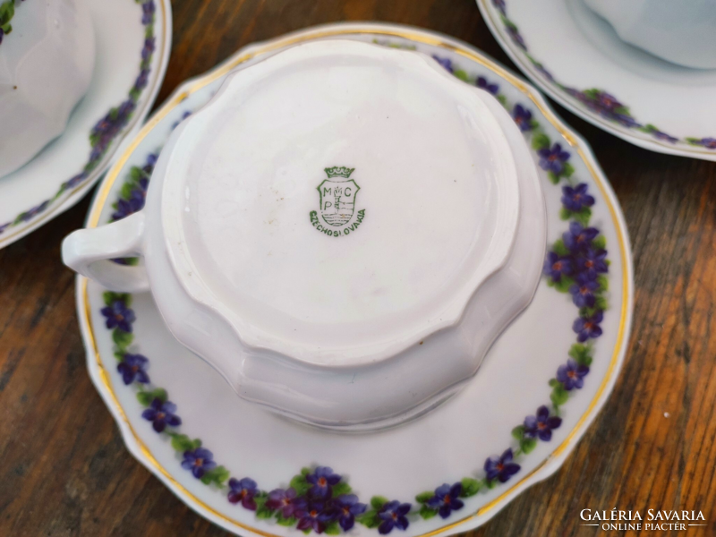 Violet Czeslovak mcp tea cup set