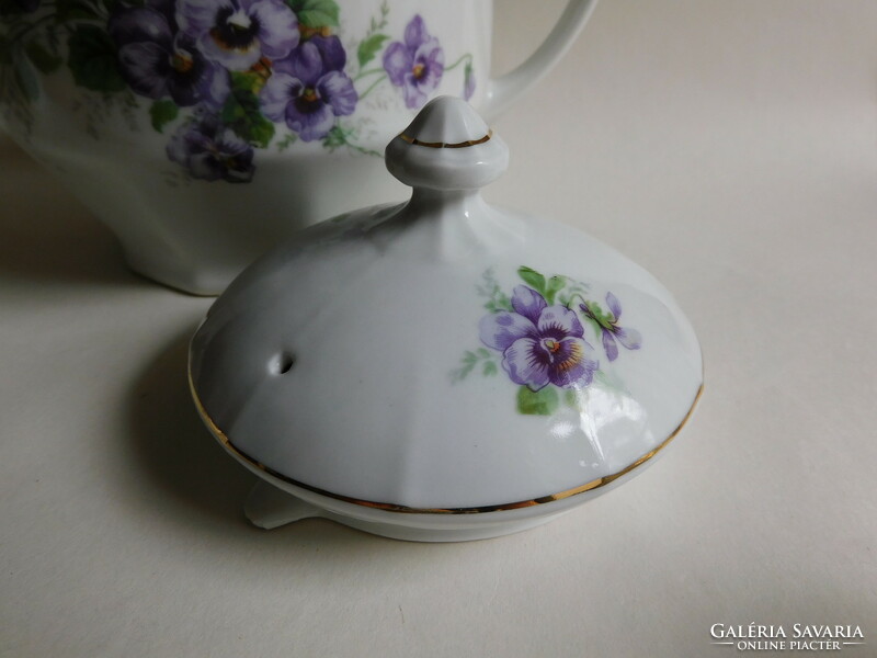 Antique violet pattern jug/spout