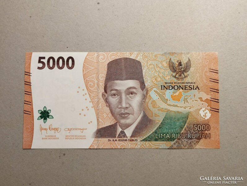 Indonesia-5000 rupees 2022 unc