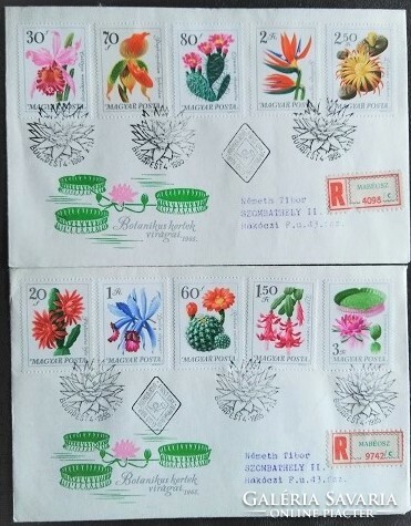 Ff2207-16 / 1965 flower - flowers of botanical gardens stamp series ran on fdc