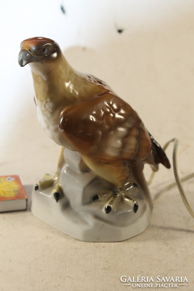 German porcelain eagle lamp 300