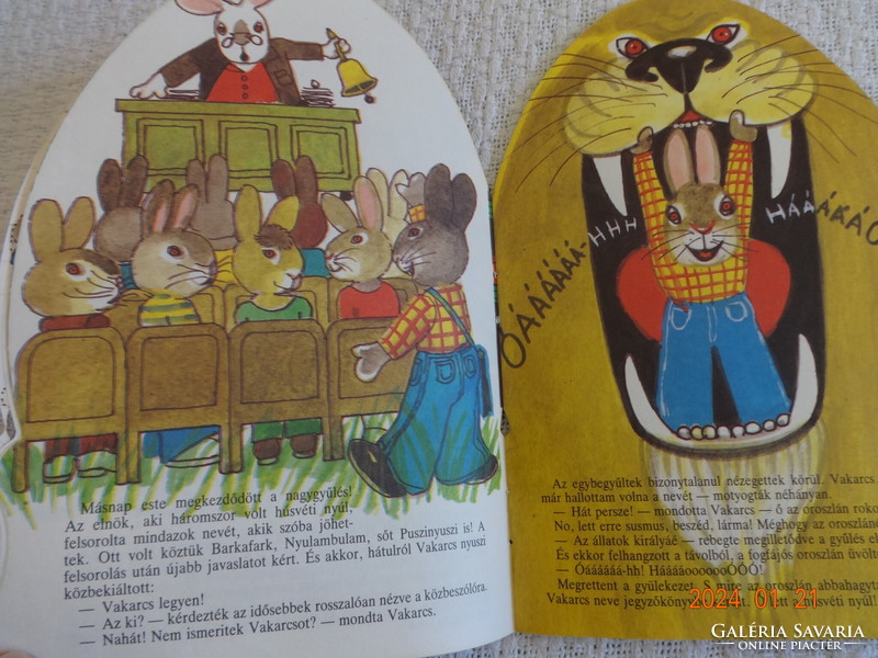 Két nyuszis mesefüzet (az egyik színezhető) együtt: Nyuszi ül a fűben + Ki lesz a húsvéti nyúl?