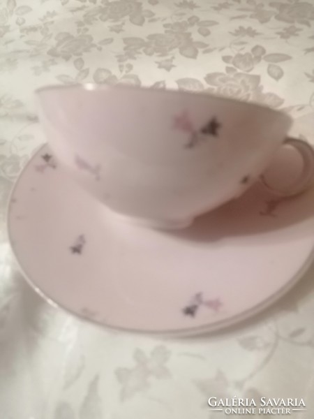 Eplag rózsaszín gyűjtői teás csésze gyönyörű