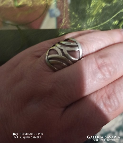 Design ezüst gyűrű