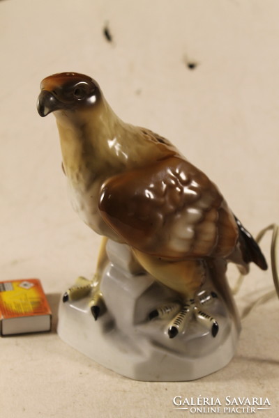 German porcelain eagle lamp 300