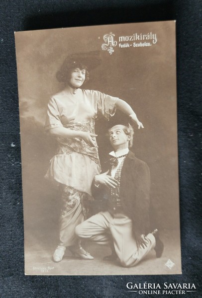 Approx. 1913 Fedák sari diva prima donna + ernő szabolcs photo sheet 