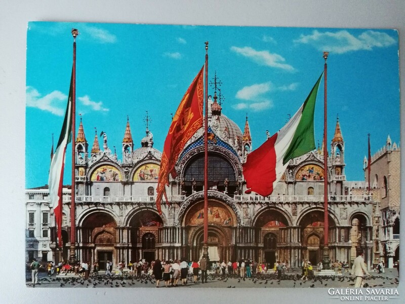Postal clean postcard - Saint Mark's Basilica, Venice