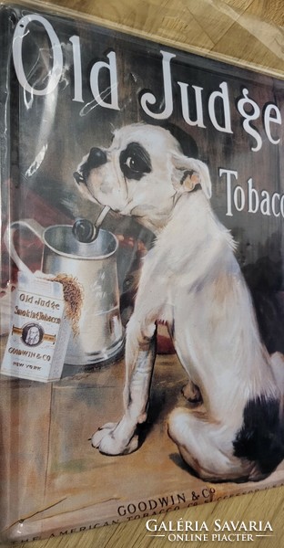 Old judge tobacco 30x40 plate image