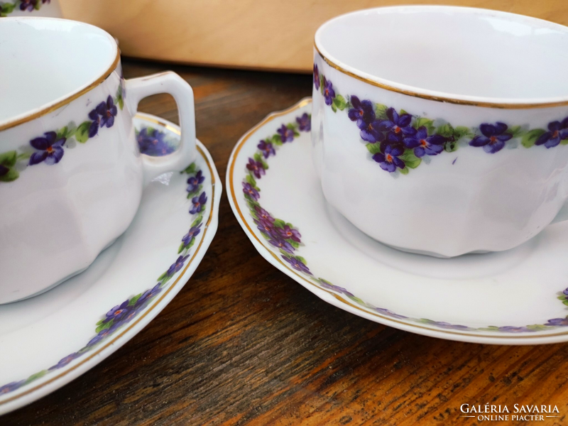 Violet Czeslovak mcp tea cup set