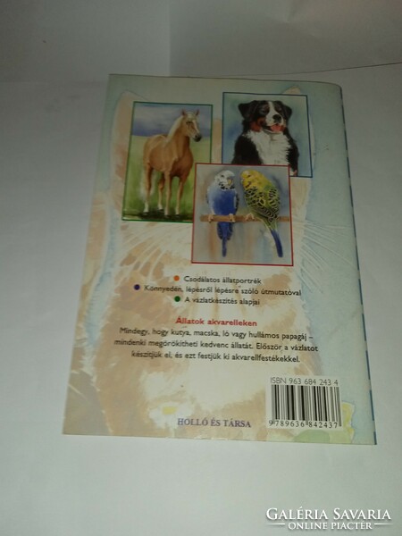Watercolor painting - animal portraits step by step - new, unread and flawless copy!!!