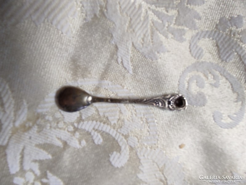 Silver rose spice spoon