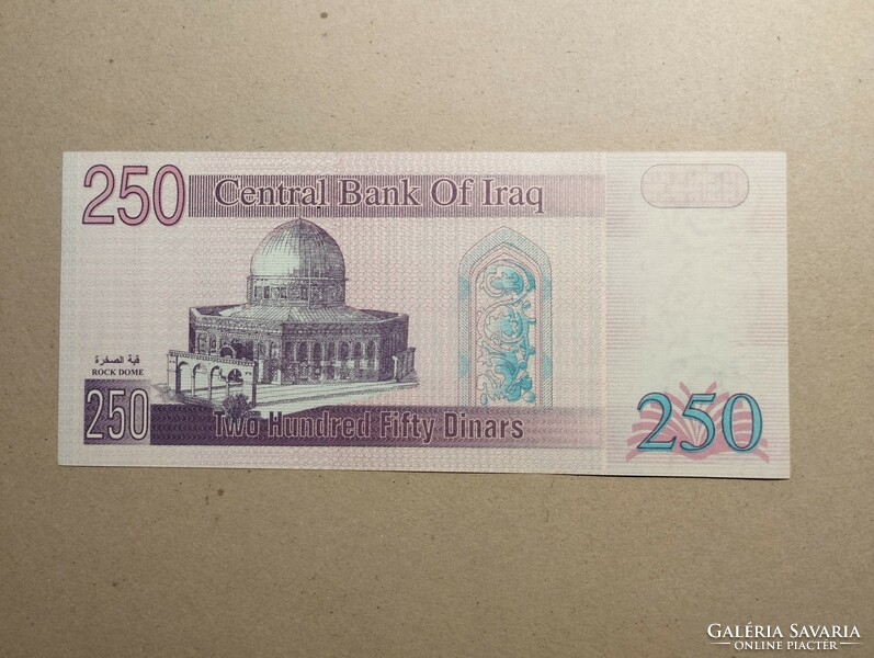 Iraq-250 dinars 2002 unc