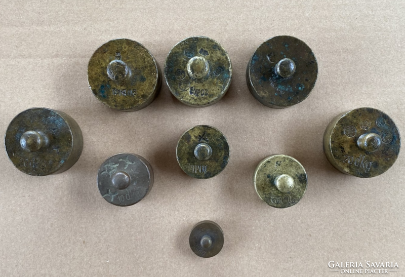 Copper scale weights