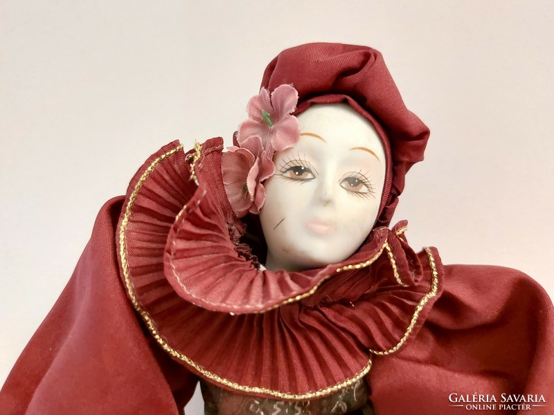 Velencei baba karneváli figura 30 cm