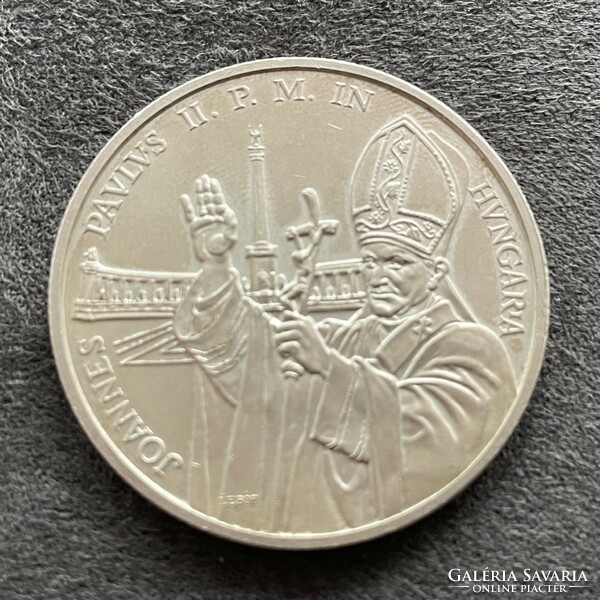 1991, Ezüst 500 forint, II. János Pál pápa