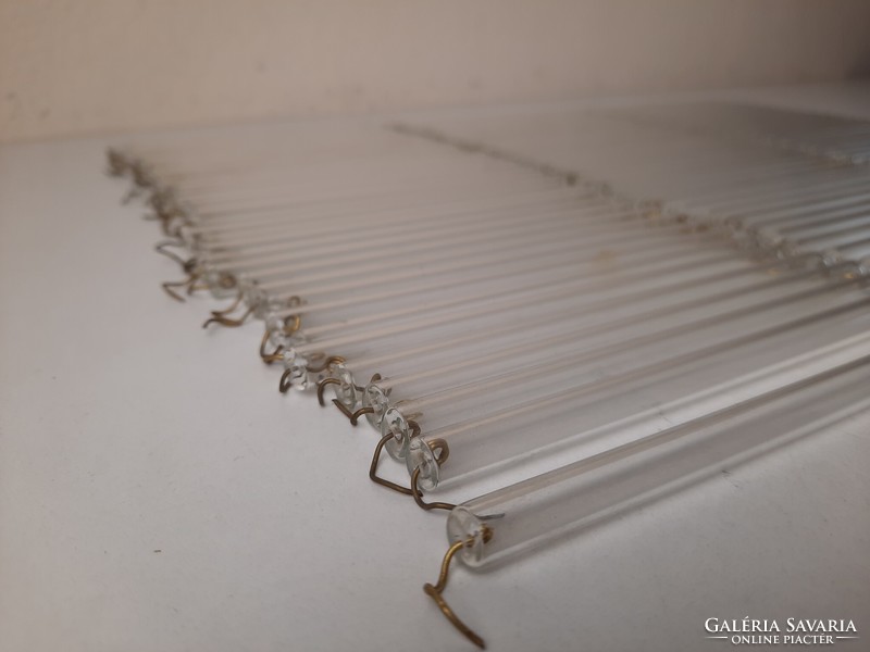 35 3-element glass rods for chandeliers