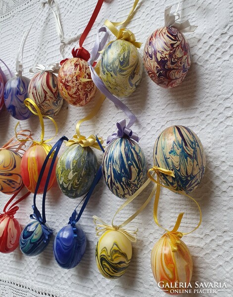Húsvéti műanyag tojás dekoráció tojásfa kellék