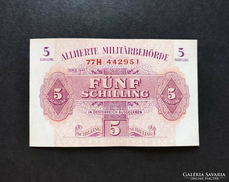 Austria 5 schillings 1944, ef+