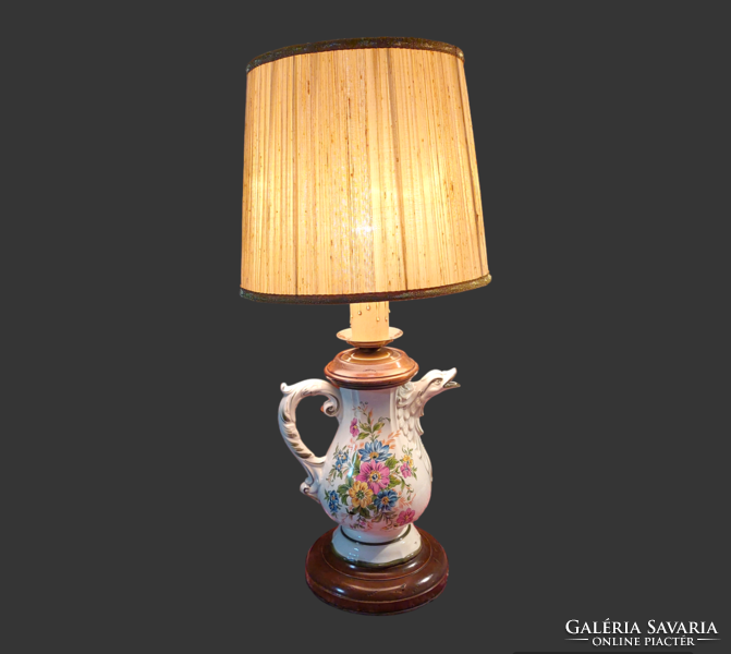 Antik porcelán lámpa