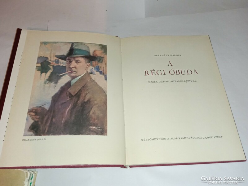 Károly Pereházy - the old Óbuda (with watercolors by Gábor Kássa) fine arts foundation publishing company, 1975