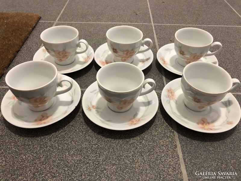 Bavaria Mitterteich kávés teás 6 személyes készlet német