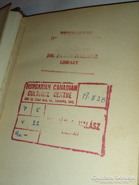 Vaszary Gábor - Montpi - 1935 - Ex Librissel - Kanadai-magyar ház könyvtára Dr Halász János