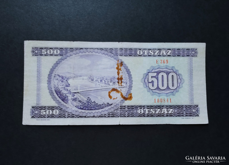 500 Forint 1975, F+