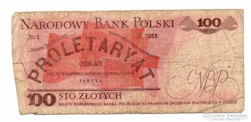 100 Złoty 1982 Poland