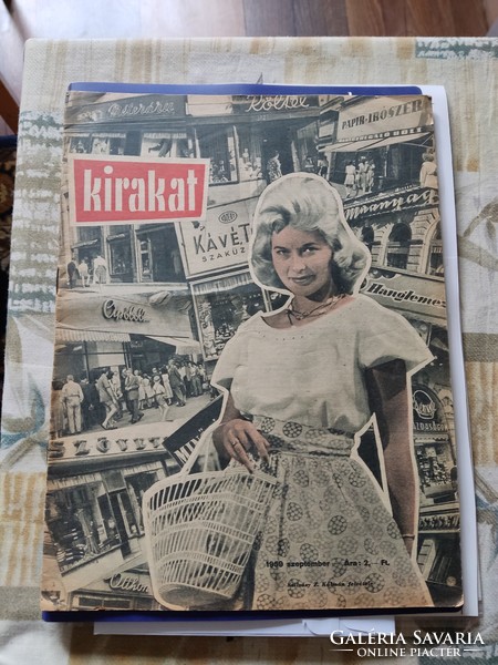 Kirakat magazin vintage retró újság 1959