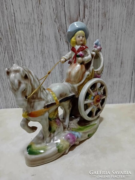 Lippelsdorf porcelain baroque carriage