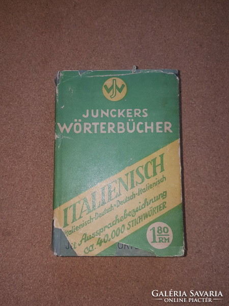 1942 II.VH Német- Olasz szótár