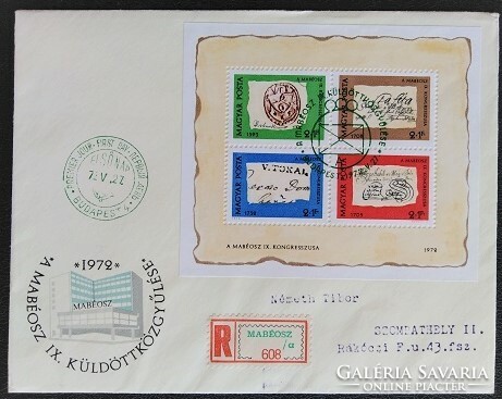 Ff2781a-d / 1972 stamp day block ran on fdc