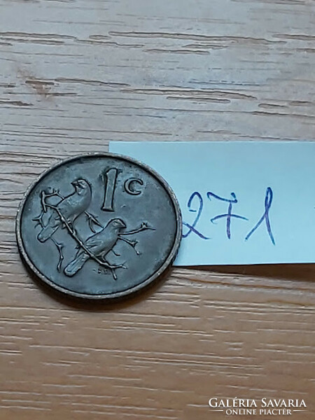 South Africa 1 cent 1967 