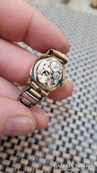 Roxy anker 17 rubies incabloc gold-plated women's watch.