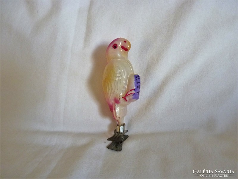 Old glass Christmas tree decoration! - Parrot! (Tickling!)
