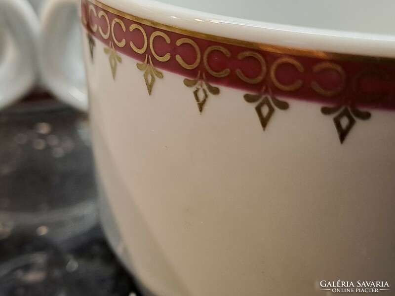 Alföldi porcelán leveses csészék ajándék mokkás csészével
