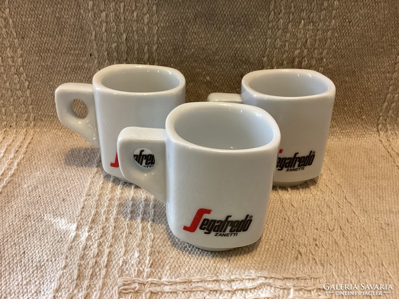 Segafredo porcelain coffee cups