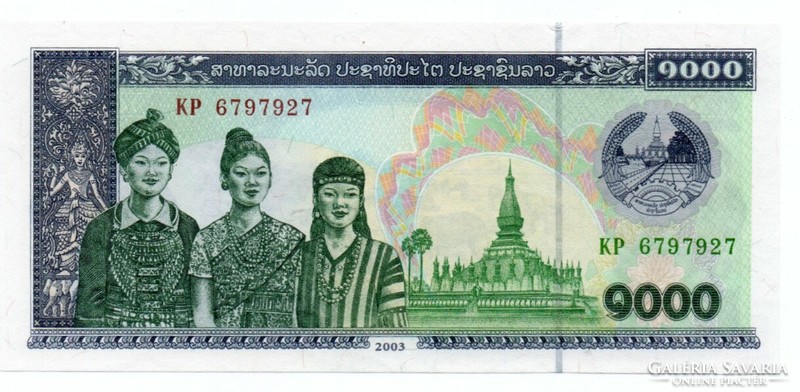 1.000   Kip      Laosz